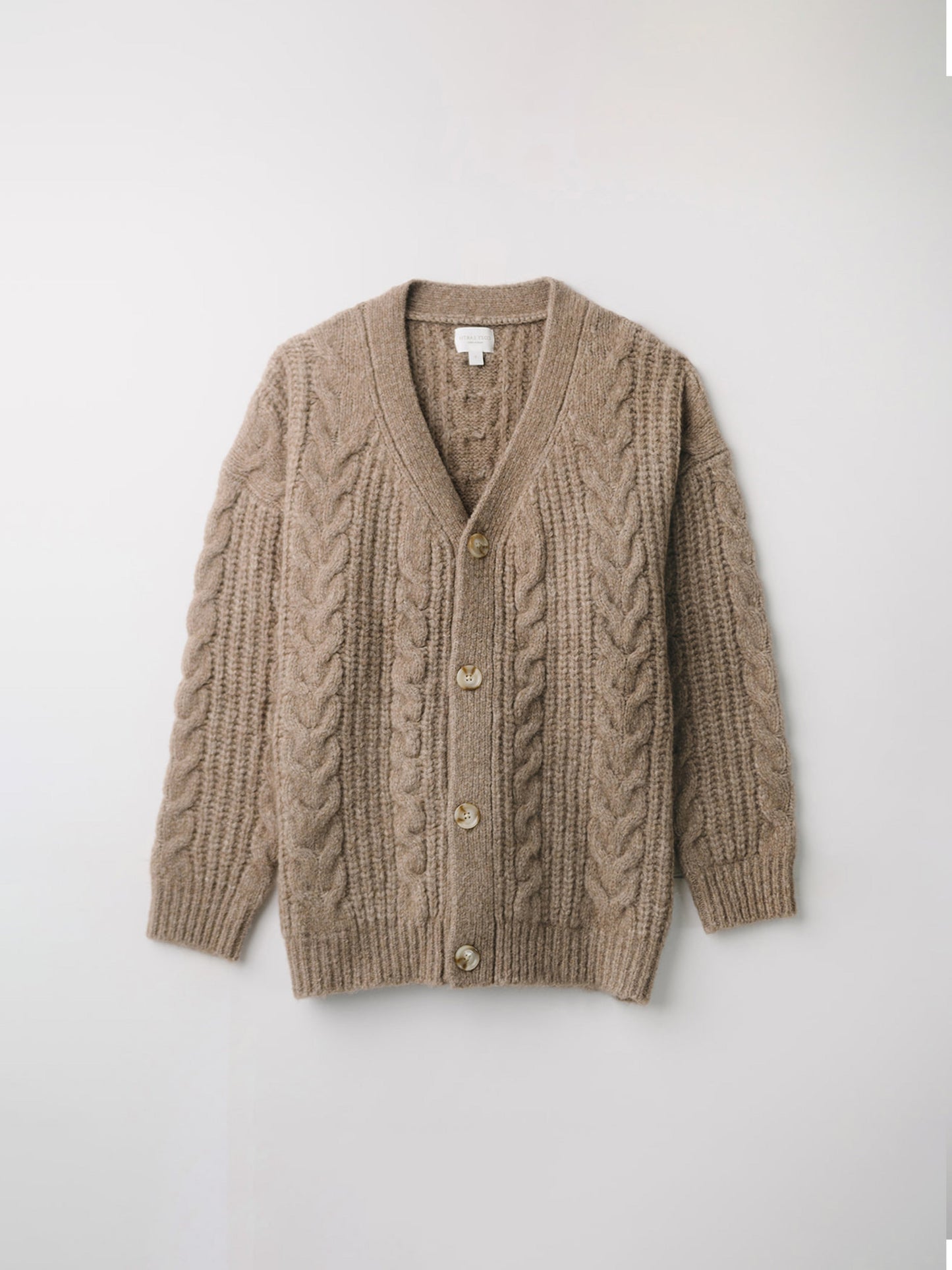 Oversized Cable Knit Cardigan