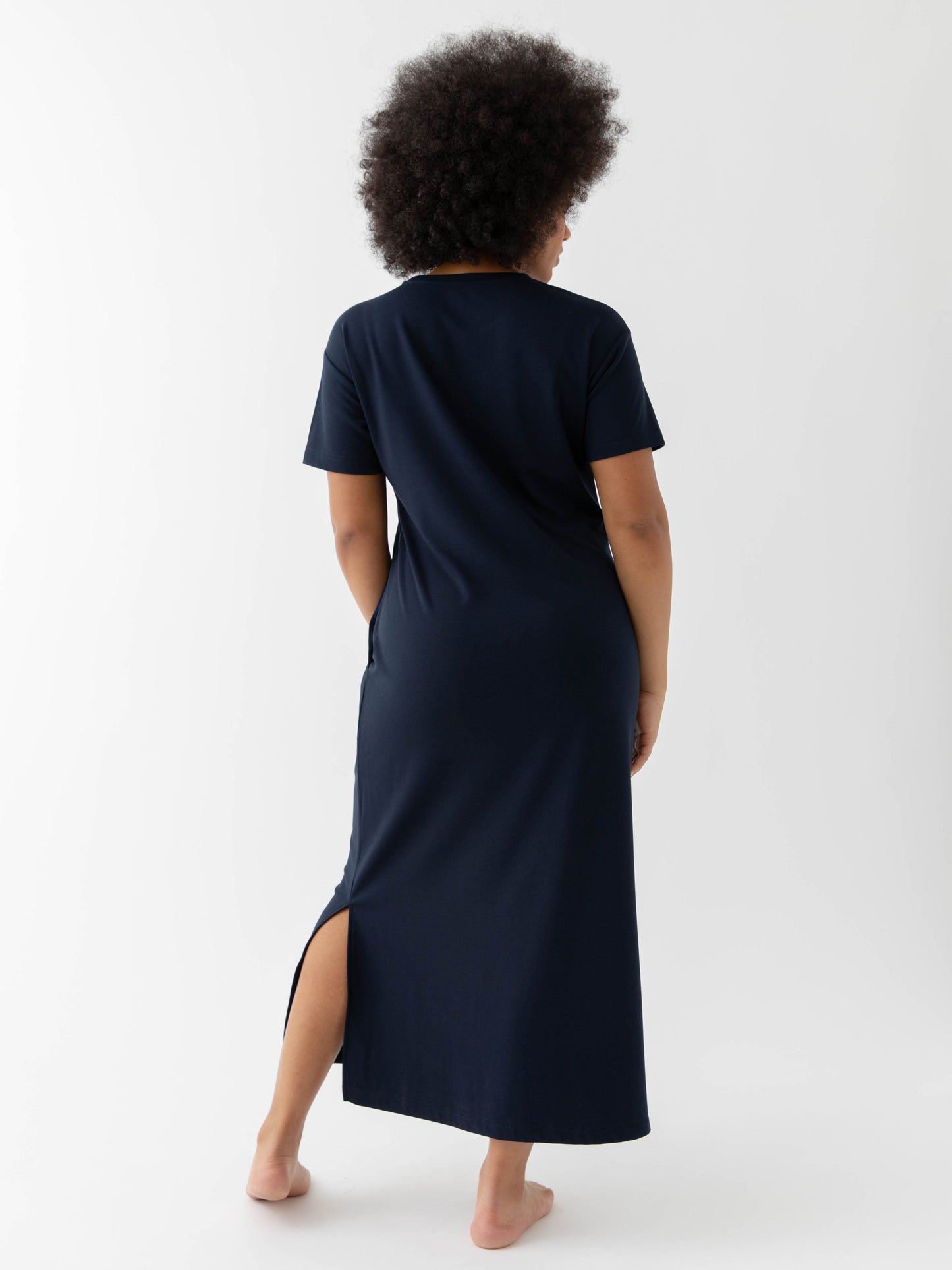 Women's Brushed Bamboo Midi Dress