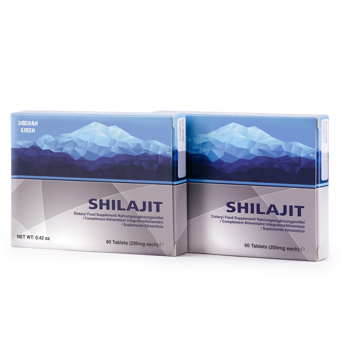 120 (2x60 Pack) Altaic Pure Shilajit Blue Mountains "MUMIJO" Mumio Mumiyo Resin