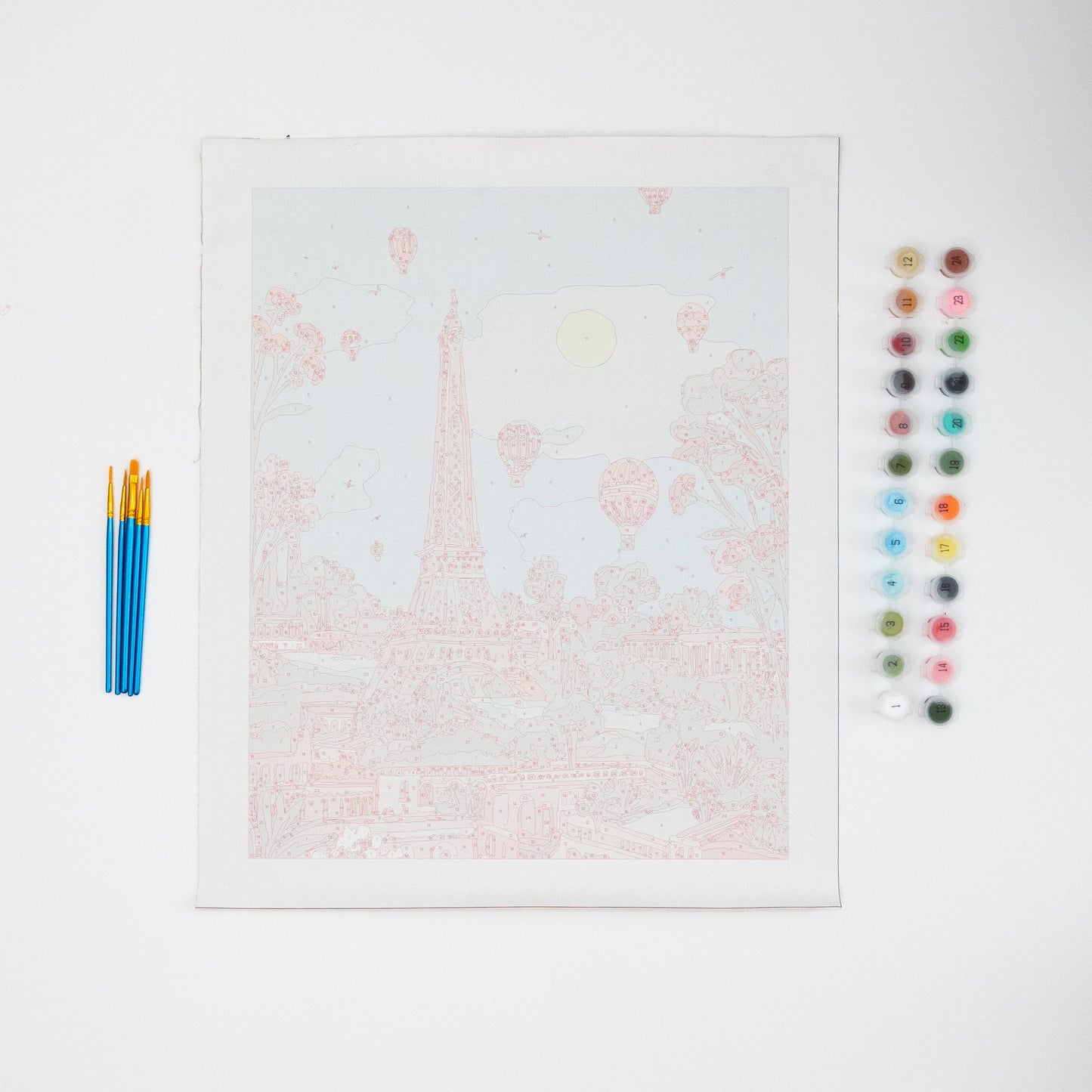 Summer in Paris by Millie Illustrates Paint by Numbers Deluxe