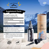 Pure Himalayan Shilajit Liquid Drops - Immune Support Supplement, Energy Boost, Detox Cleanse, Anti-Aging and Wellness - Natural Trace Minerals & Fulvic Acid Complex