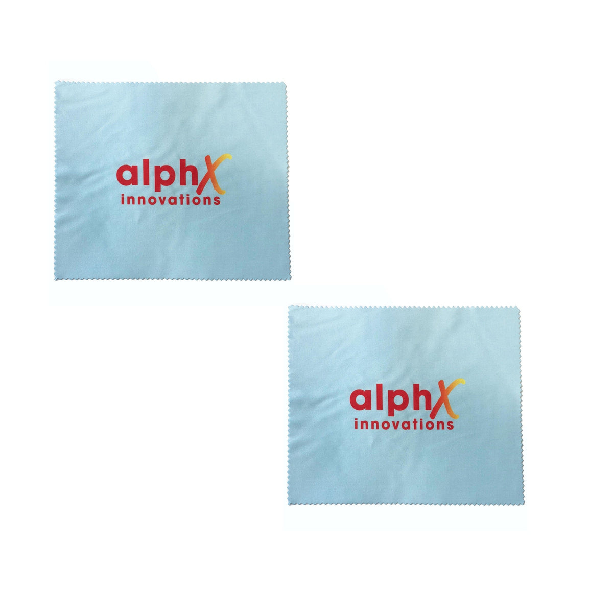 2 - Premium microfiber Cleaning Cloth for Glasses, Lens, Screens 7" x 6"