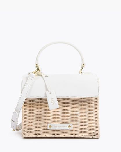 THE WICKER MINI - WHITE WICKER