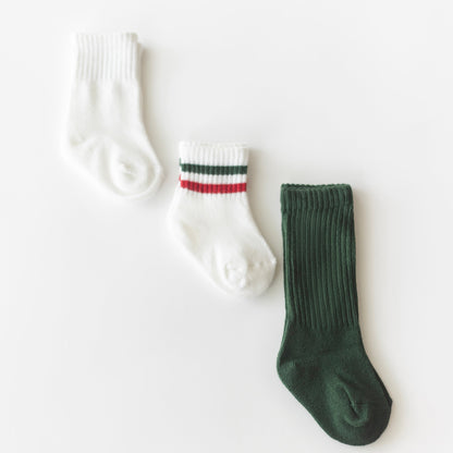 Organic Holiday Socks - 3 Pack