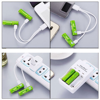 ECO Recharge 4 Pack AA Or AAA USB Rechargeable Batteries by VistaShops