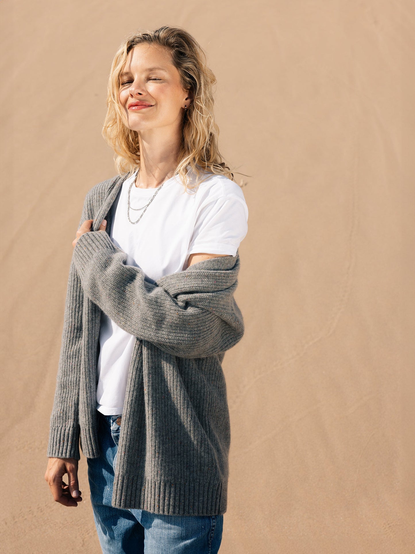 Oversized Sunday Cashmere Cardigan