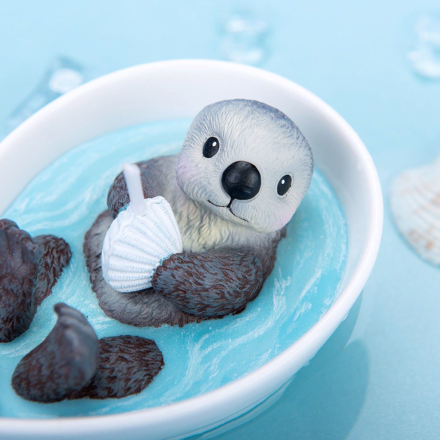 Cute Sea Otter Baby Scented Candle