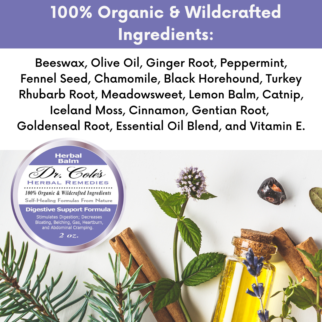 06 - Dr. Cole's Organic Digestive Support Herbal Balm