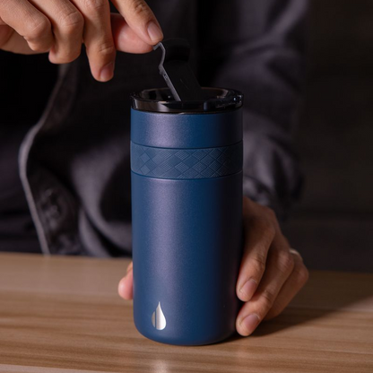 12oz Commuter DuoSip - Blue Navy