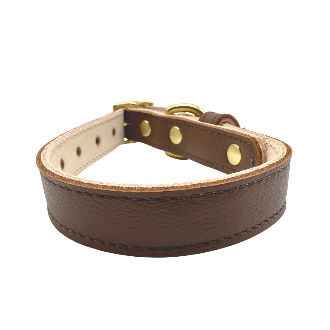 Plain Leather Dog Collar