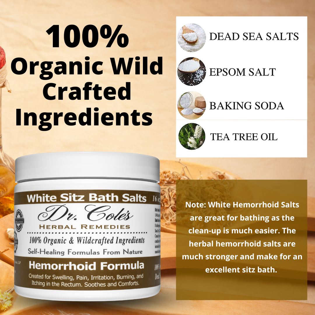 03 - Dr. Cole's Hemorrhoid Salts White