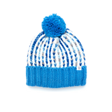 Blue Single Pom Pom Beanie