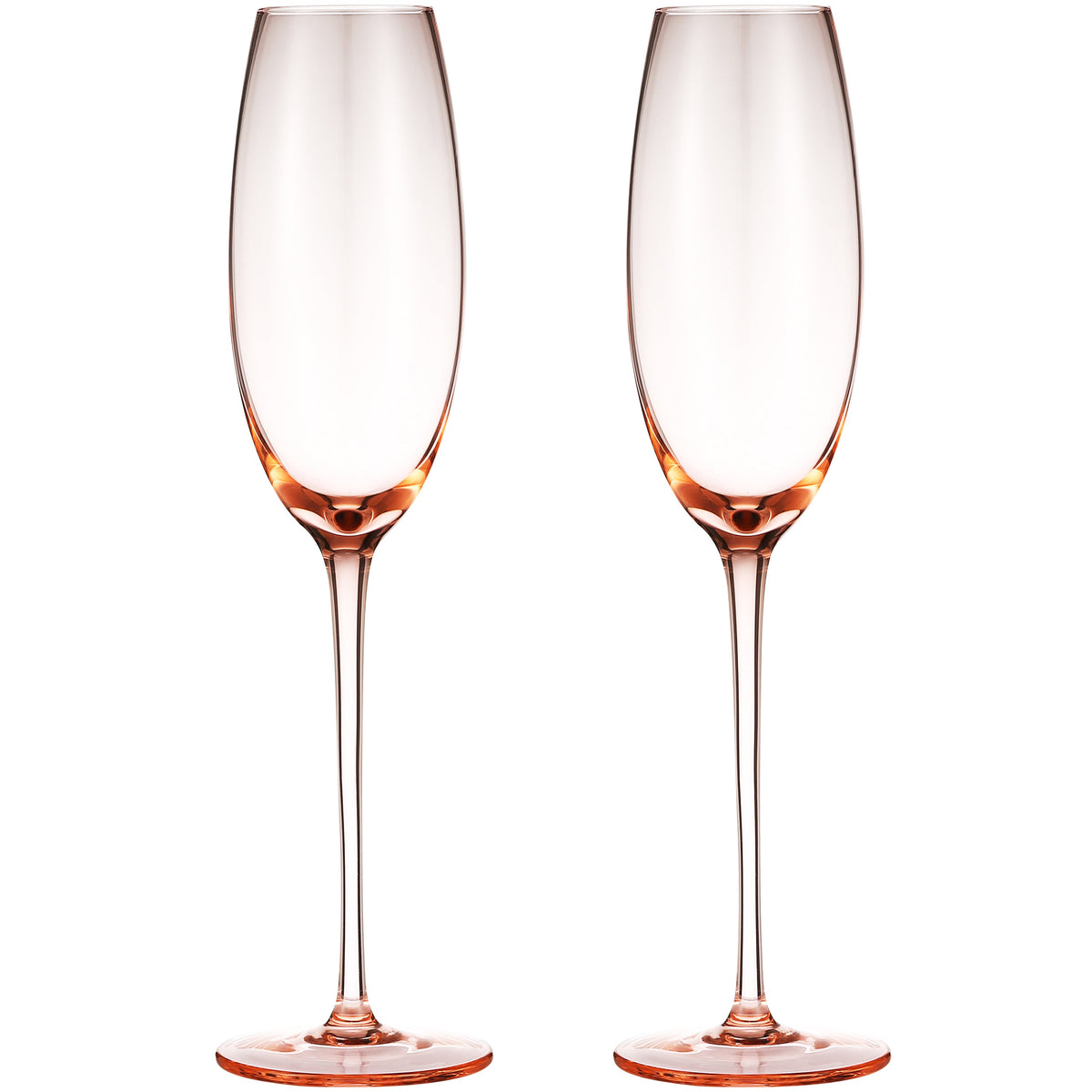 Berkware Luxurious and Elegant Sparkling Colored Glassware - Champagne Flutes