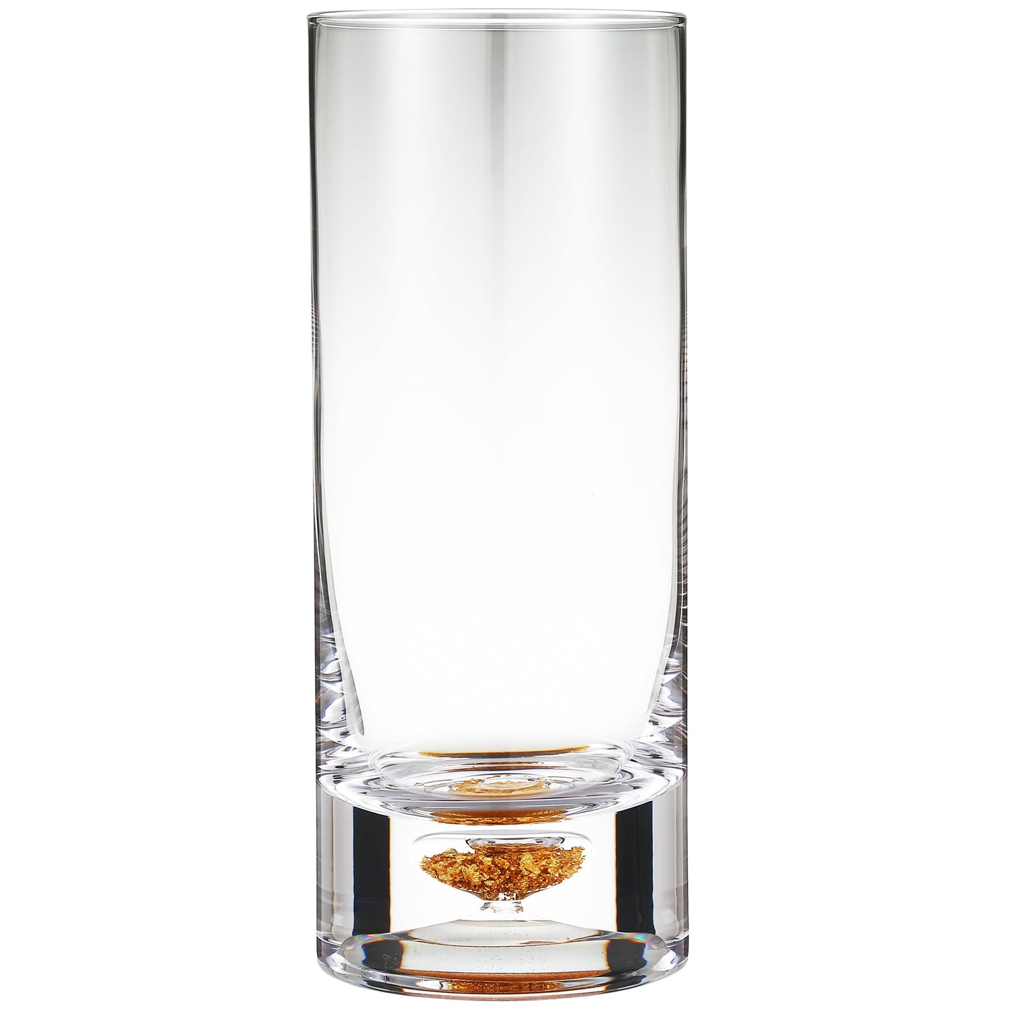 Berkware Whiskey Glasses with Unique Embedded Gold tone Flake Design