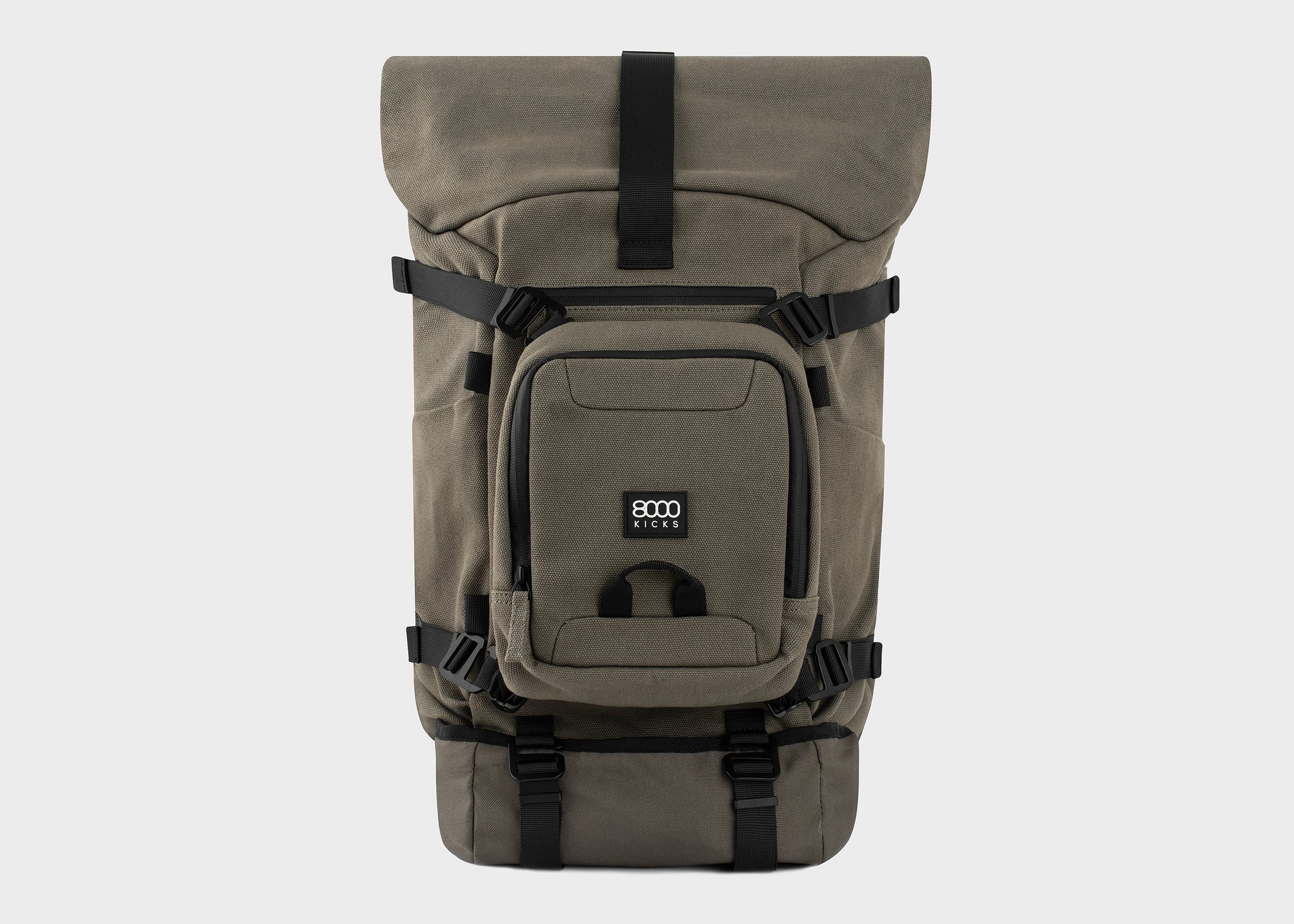 Nomad Hemp Rolltop Backpack in Dark Green