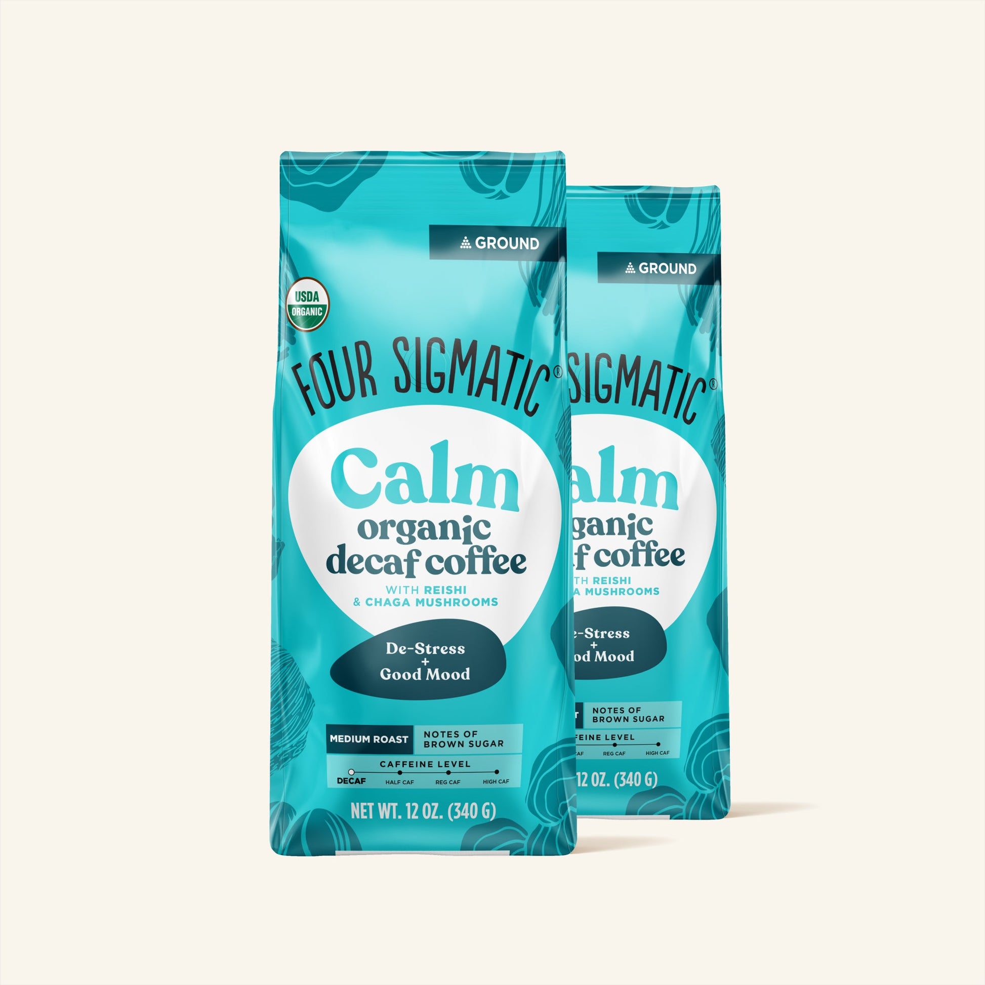 Calm Decaf Ground Coffee - Medium