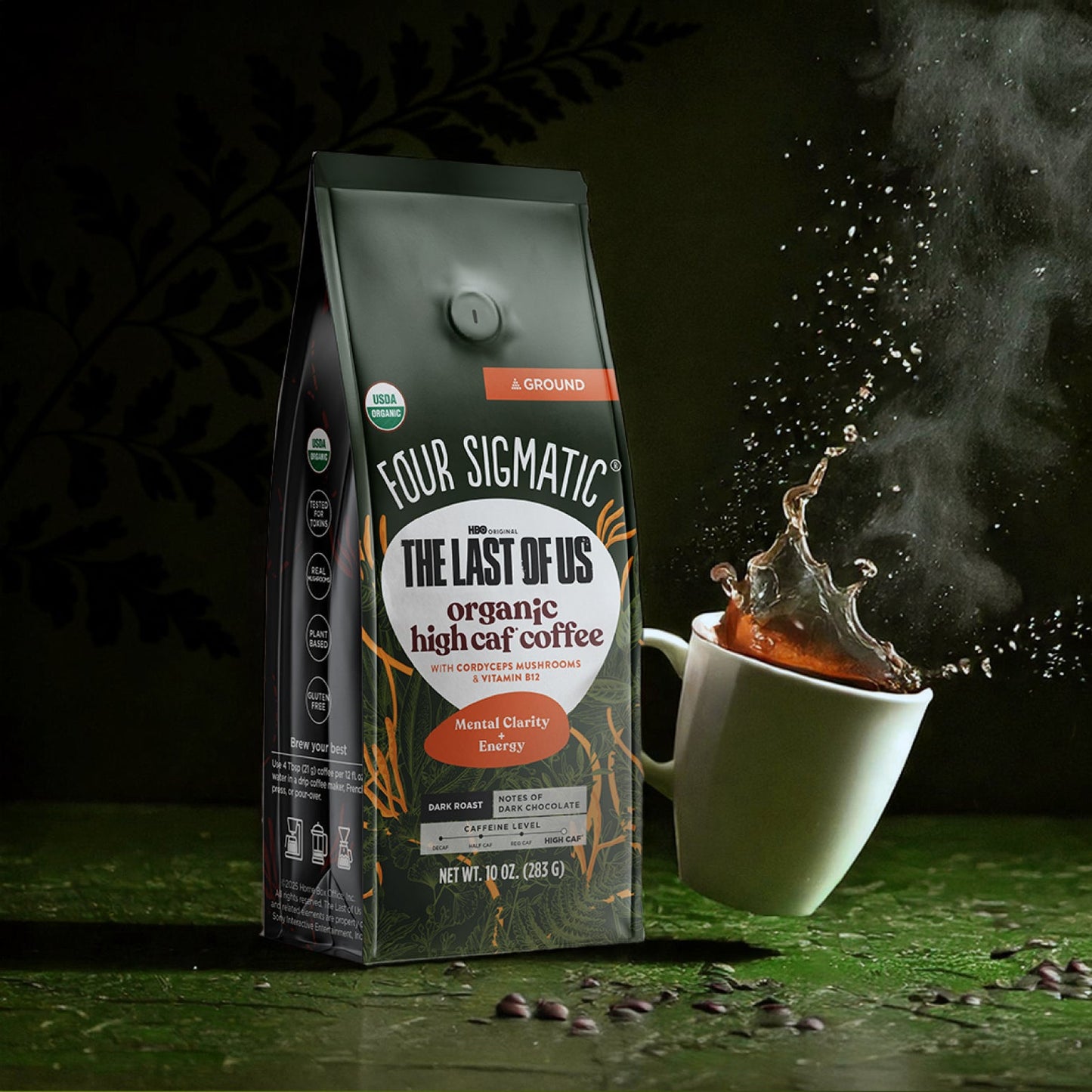 HBO Original The Last Of Us - Organic High Caf Ground Coffee