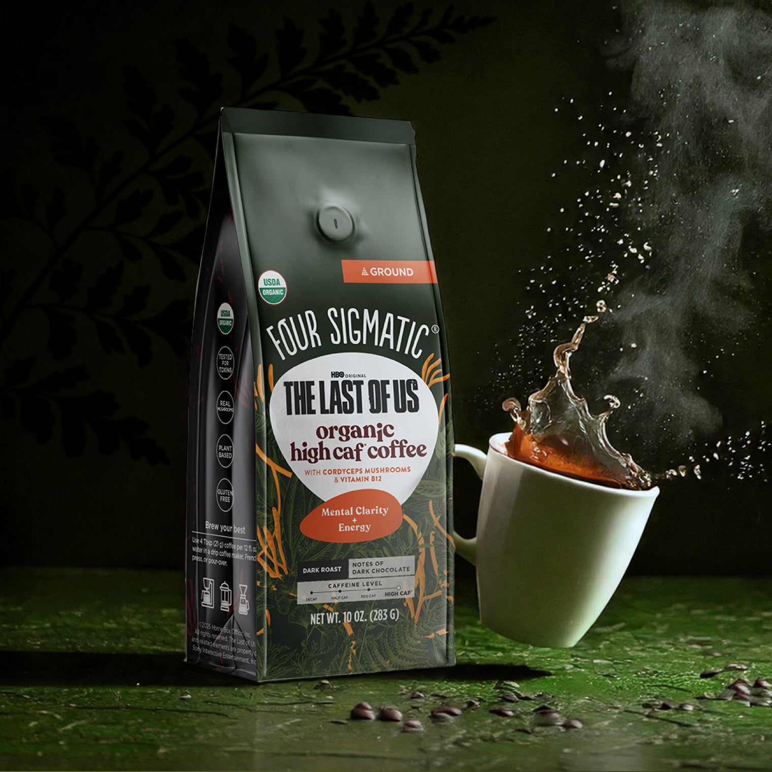 HBO Original The Last Of Us - Organic High Caf Ground Coffee