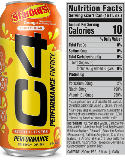 Starburst™ x Cellucor C4 Original Energy Drink