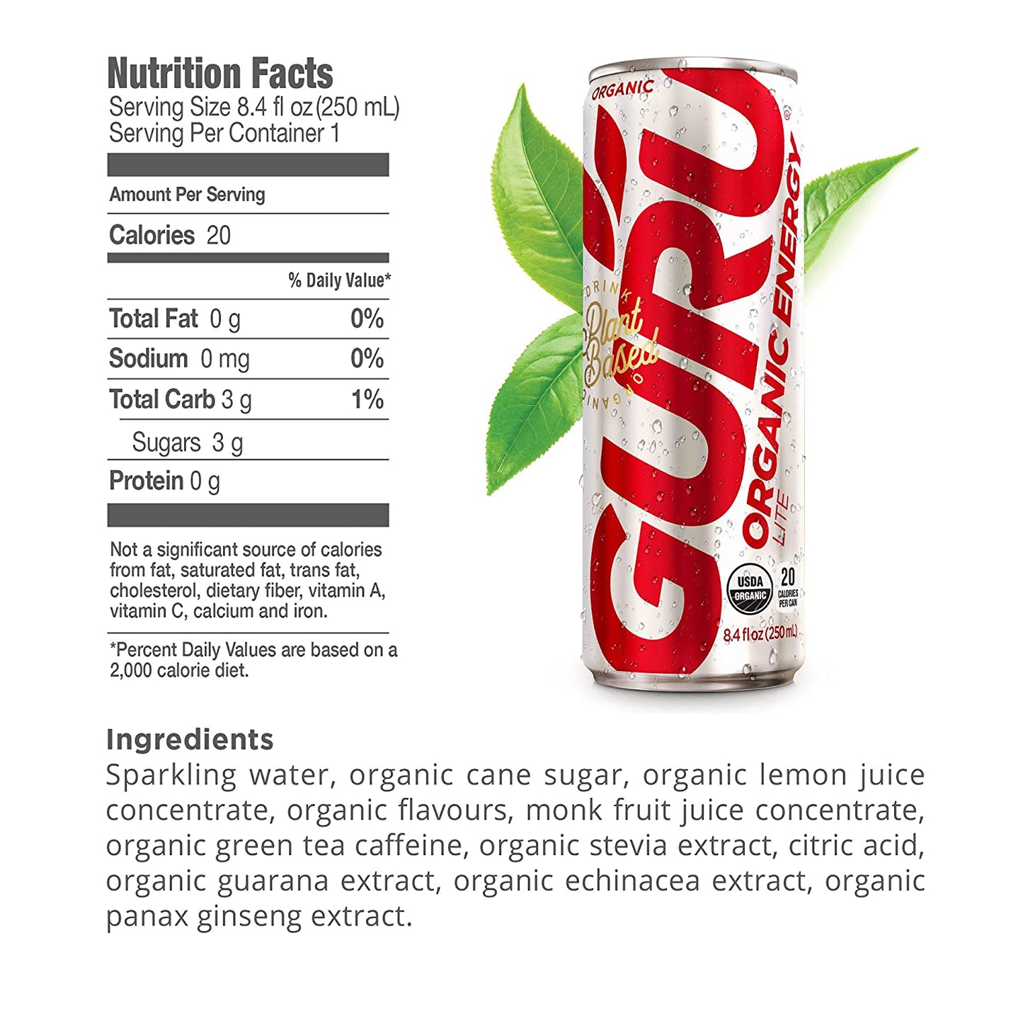 GURU Organic Energy Drink