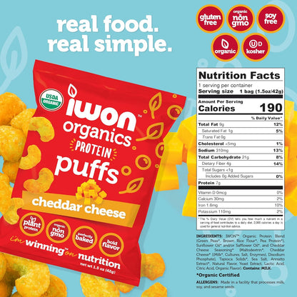 IWON Organics Protein Puffs