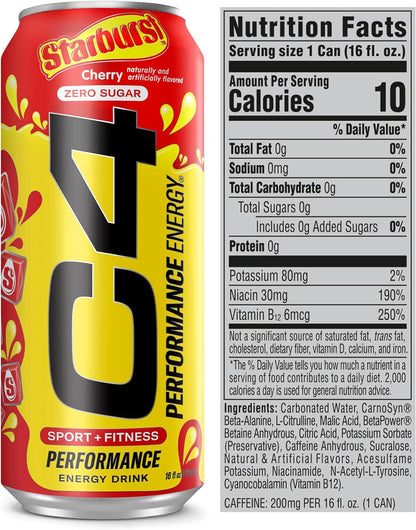 Starburst™ x Cellucor C4 Original Energy Drink