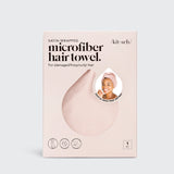 Blush Satin Wrapped Hair Towel