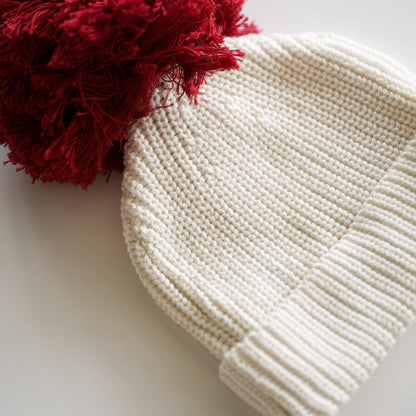 Organic Big Pompom Beanie