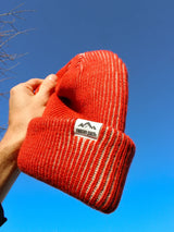 RED WOOL BEANIE