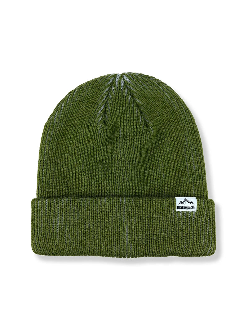 OLIVE WOOL BEANIE