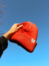 RED WOOL BEANIE