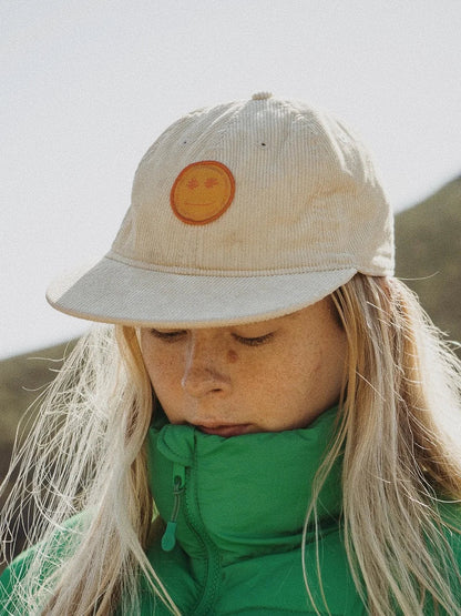 SAND CORDUROY SMILE HAT