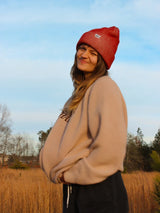 RED WOOL BEANIE