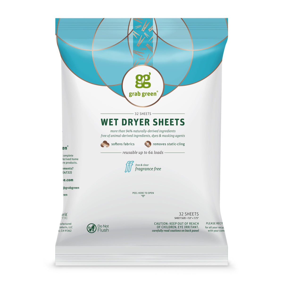 Wet Dryer Sheets - 3 pack