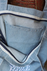 SMILE HARD DENIM TOTE