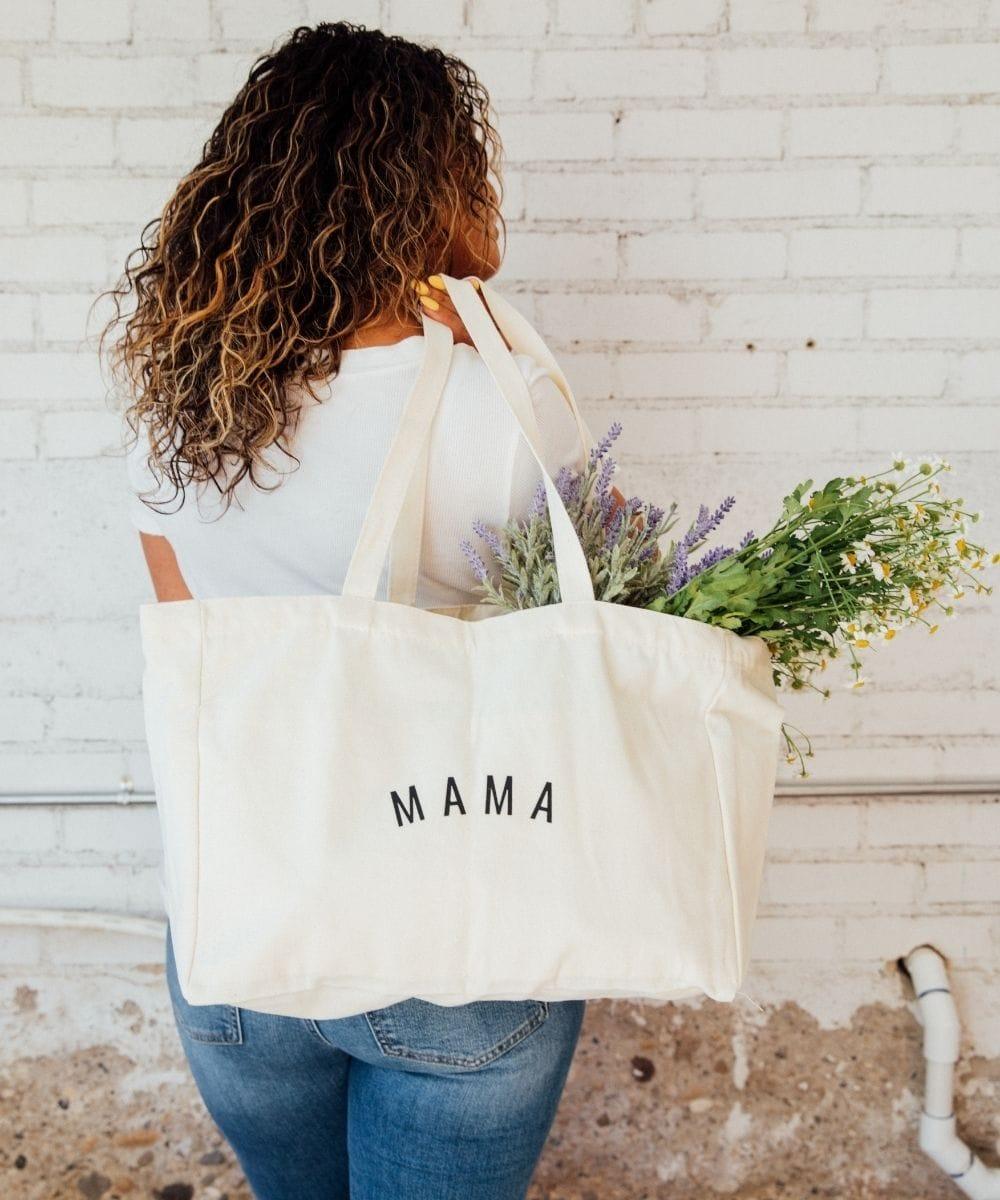 Mama Canvas Tote Bag