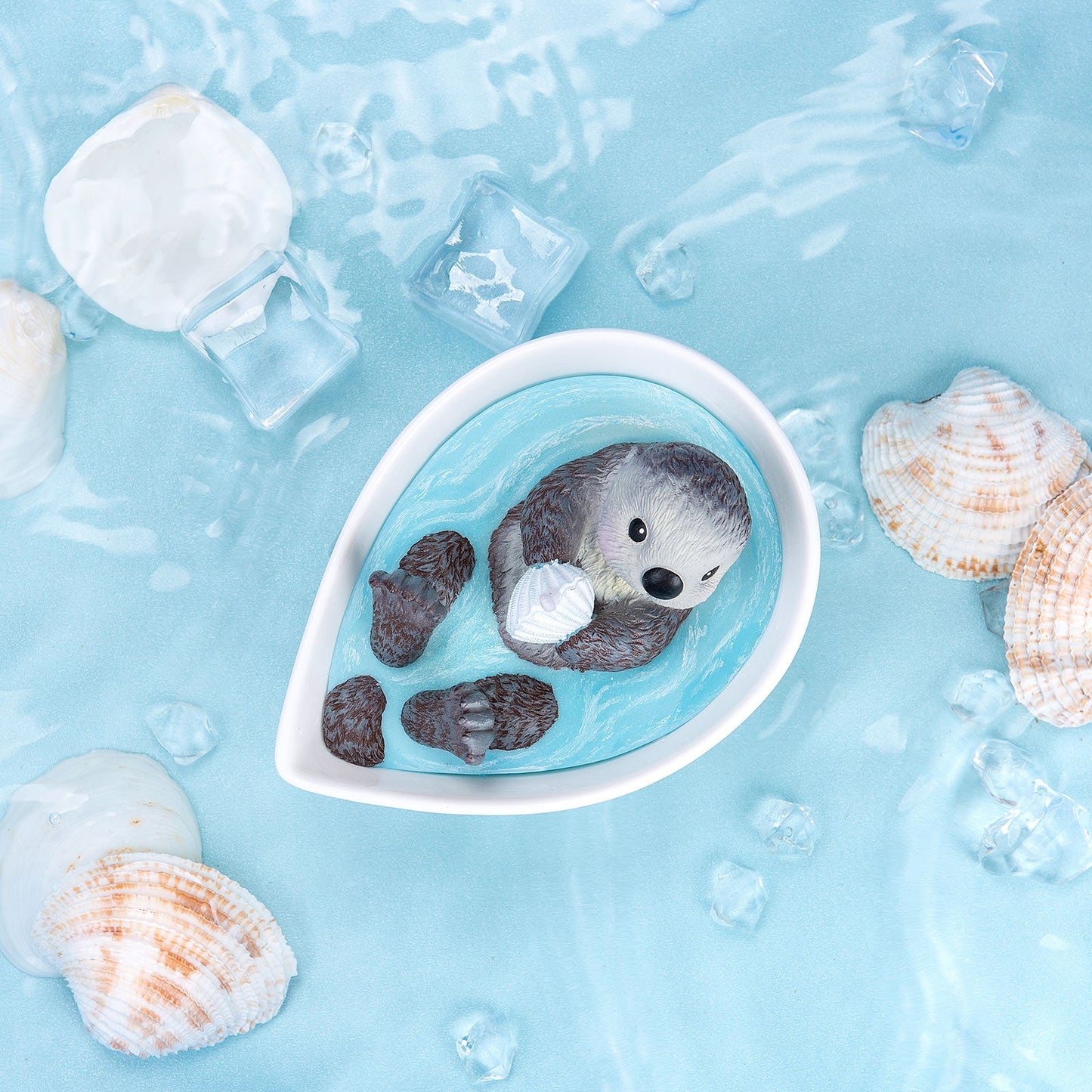 Cute Sea Otter Baby Scented Candle