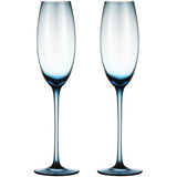 Berkware Luxurious and Elegant Sparkling Colored Glassware - Champagne Flutes