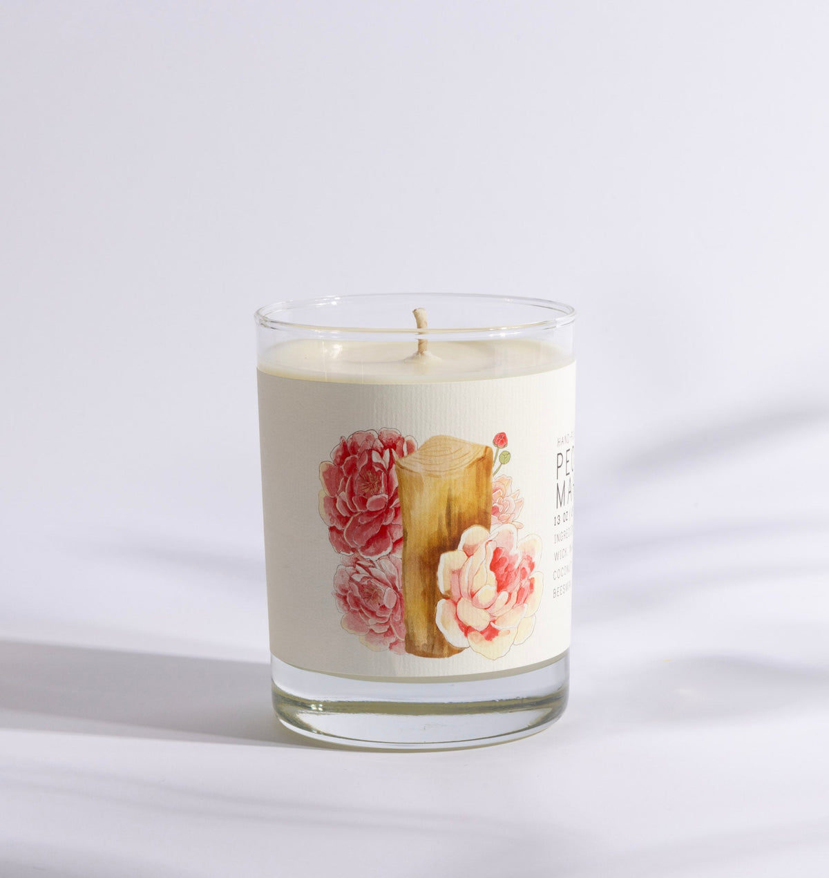 Peony & Mahogany - Just Bee Candle