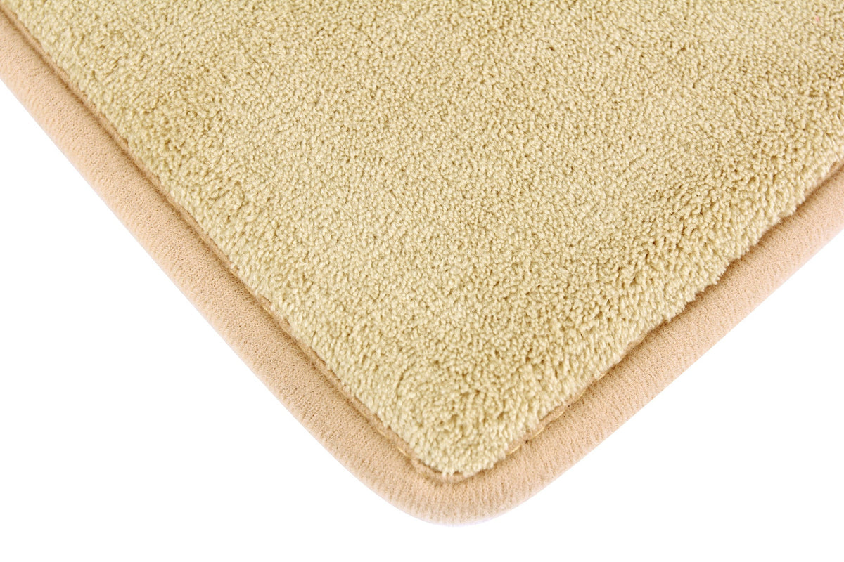 Memory Foam Bath Mat in Tan, 17 x 24 in by The Everplush Company