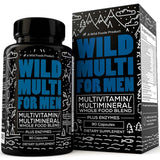 Whole Food Daily Multivitamin for Men case of 12 by Wild Foods