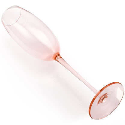 Berkware Luxurious and Elegant Sparkling Colored Glassware - Champagne Flutes