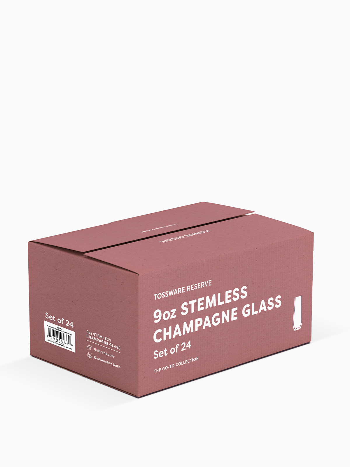 For Canal RESERVE 9oz Stemless Champagne Tritan™ Copolyester Glass