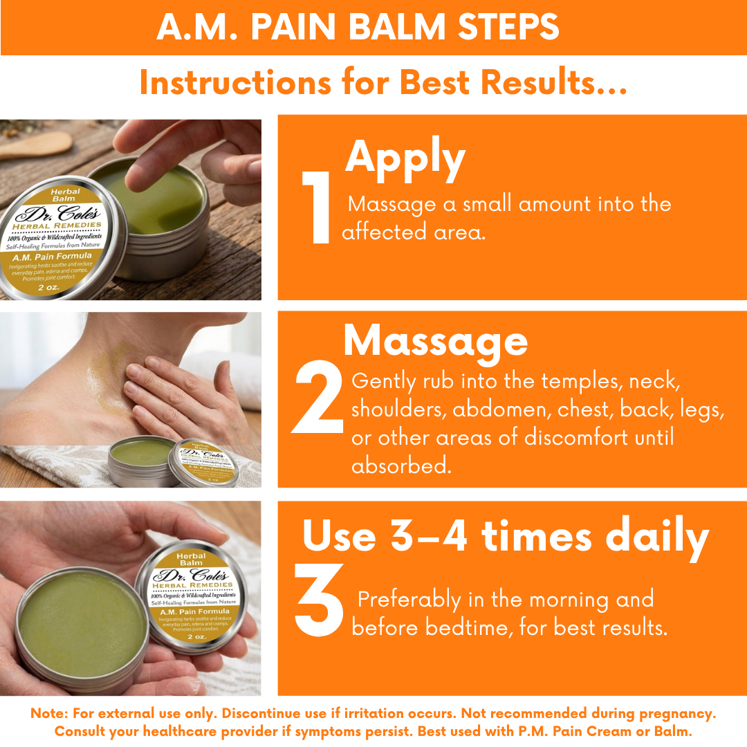 21 - Dr. Cole's A.M. Pain Herbal Balm