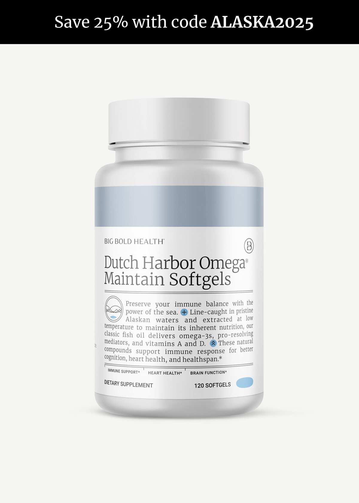 Dutch Harbor Omega® Maintain Softgels