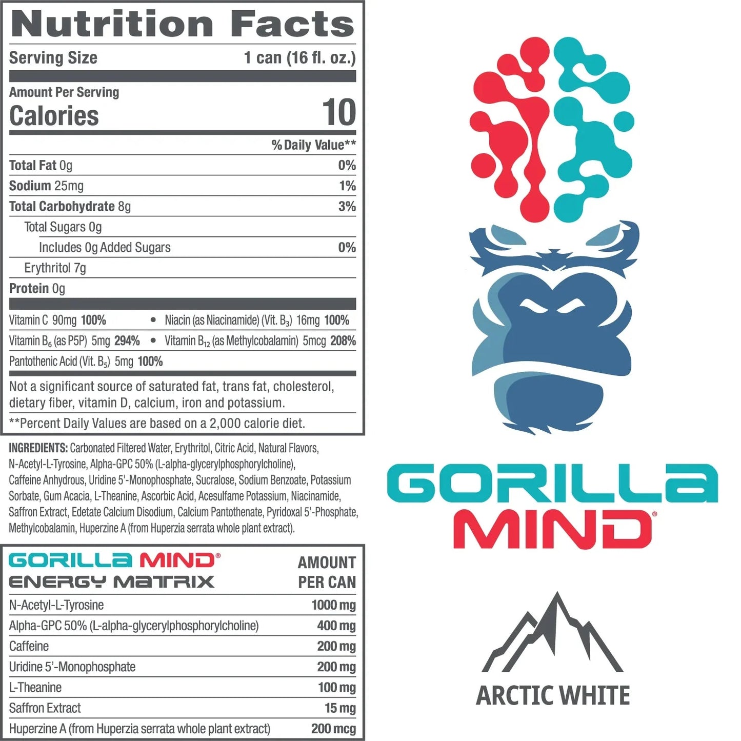 Gorilla Mind Energy Drink