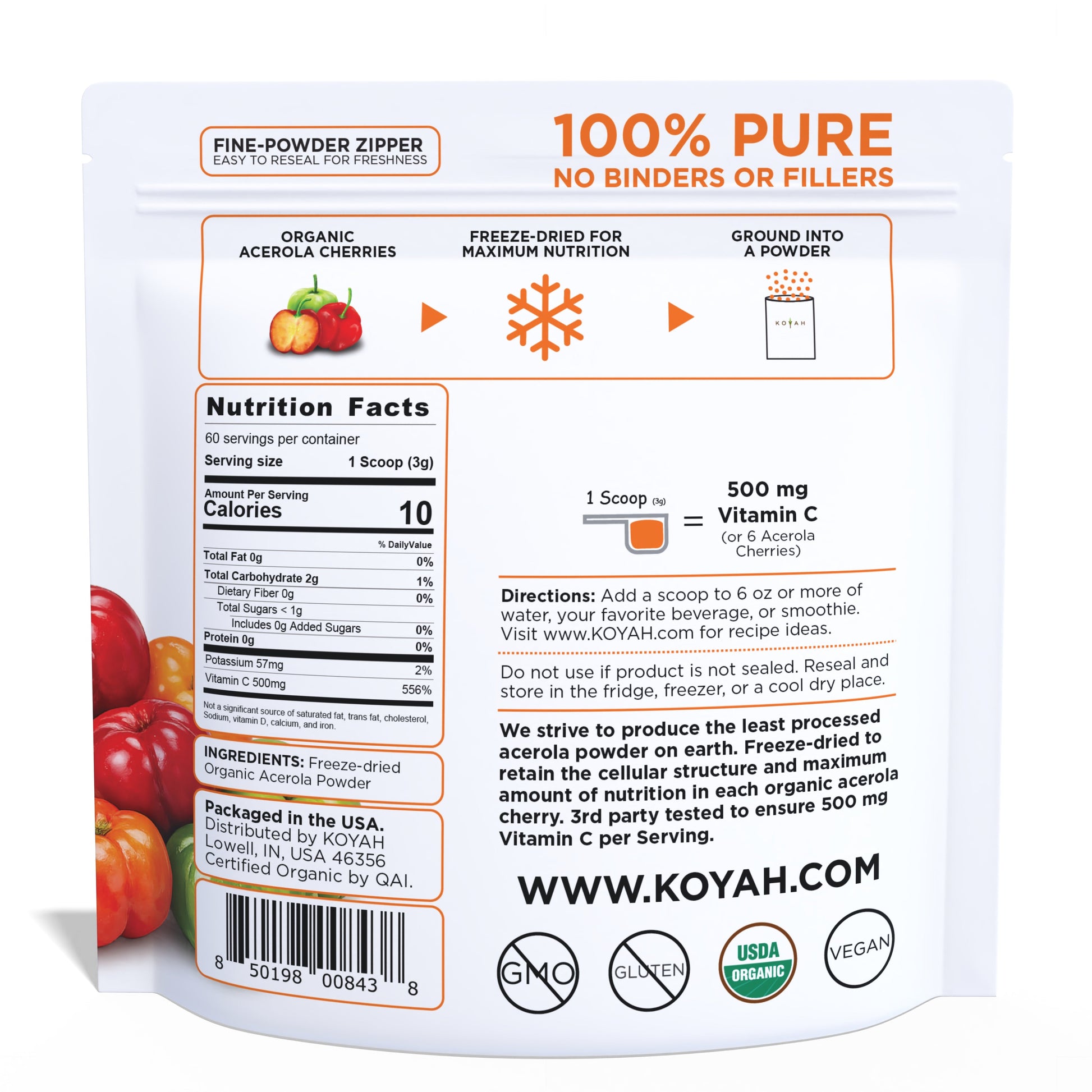 Organic Acerola Powder