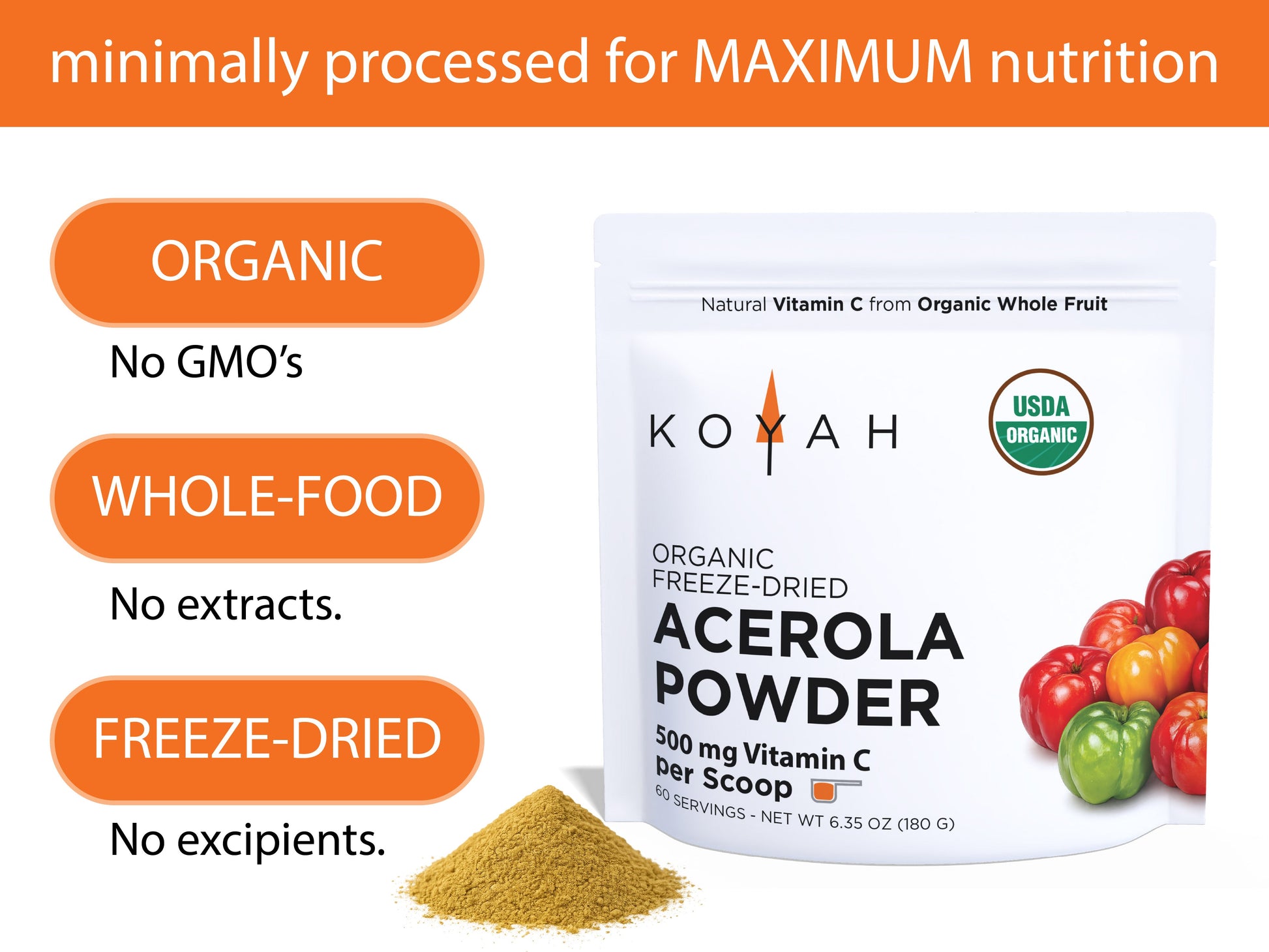 Organic Acerola Powder