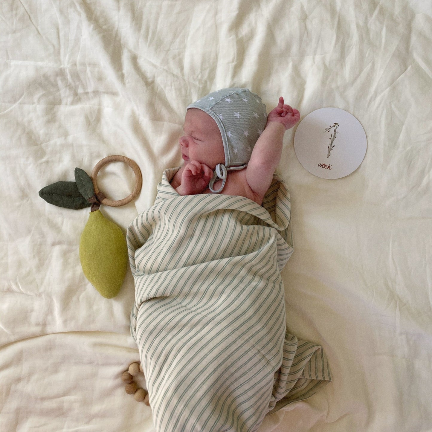 Organic Cotton Muslin Swaddle Blanket