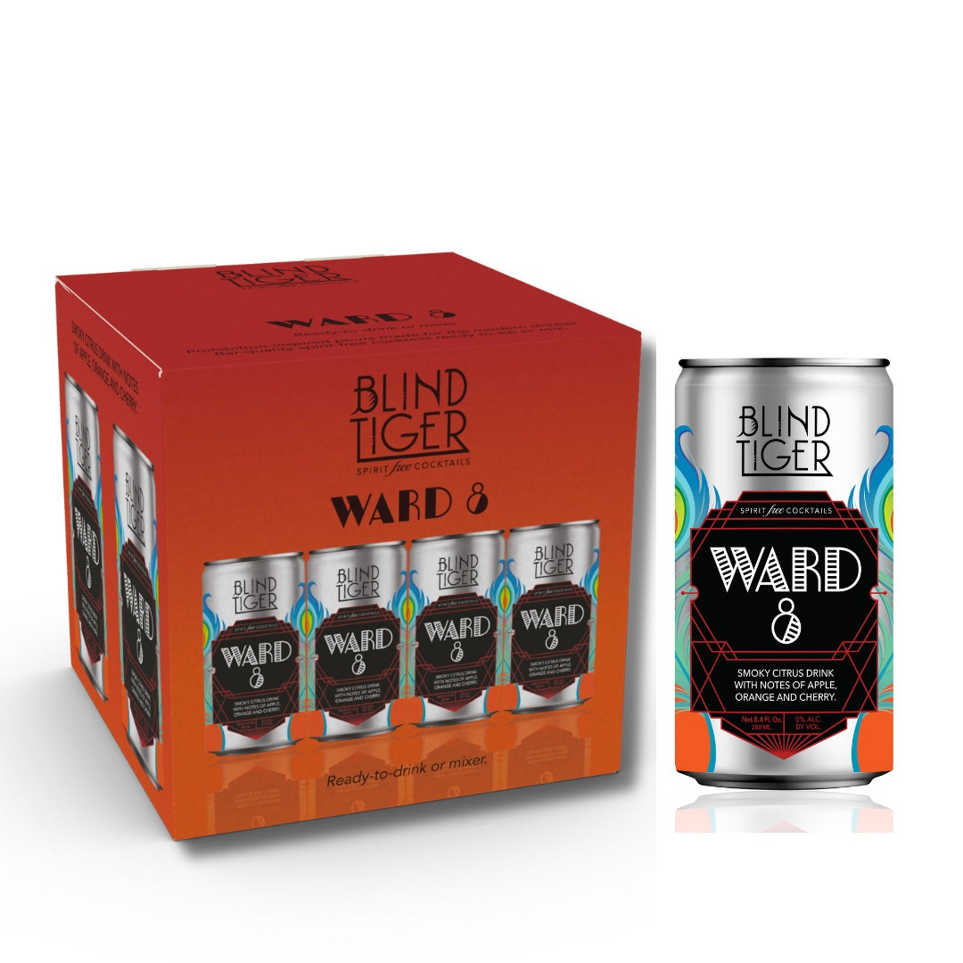 Ward 8 Slim Can 4-pack (33.6oz) by Blind Tiger Spirit-Free